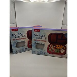 Bentgo Kids Chill Leak Proof Lunch Box BPA Free Includes Ice Pack - Lot of 2